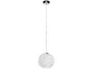 Billow White Chandelier by Modway