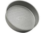 USA Pans Aluminized Steel 8 Inch Round Layer Cake Pan with Americoat
