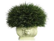 Potted Grass w White Vase Indoor Outdoor