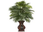 Areca Palm w Urn Silk Plant