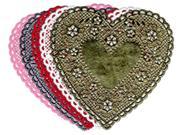 DOILIES 4 PINK HEARTS
