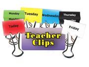 DAYS OF THE WEEK TEACHER CLIPS 6PK