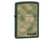 Zippo ZOZO28036 Hunting Wildlife Lighter Digital Zippo Green Matte World Fa