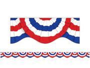 PATRIOTIC BUNTING SCALLOPED TRIMMER