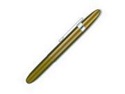 Lime Green Translucent Bullet Pen w Clip