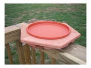 Cedar Heated Deck BirdBath