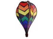 Black Rainbow Hot Air Balloon no spinner tail