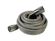 3 RG8X Cable with PL259 Connectors Grey A8X3