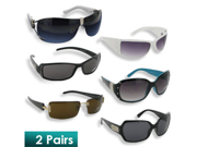 Assorted Women s Fashion Sunglasses Inspired by Famous Designers 2 Pairs