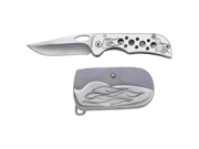 Maxam Belt Buckle with Removable Liner Lock Knife