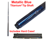 Metallic Blue Titanium Pool Cue Billiard Stick