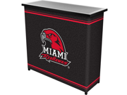 Miami University OhioT 2 Shelf Portable Bar w Case