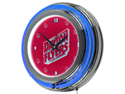 University of Dayton Neon Clock 14 Inch Diameter