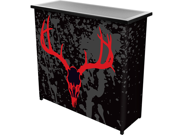 Hunt Skull 2 Shelf Portable Bar w Case