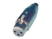 RCA Female to Female XLR Nickel