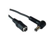 DC Power Right Angle Extension Cable 10m length with 2.5mm plug