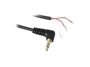 3Ft 3.5mm Stereo Audio 3 Cond 3.5mm Plug To Bare Ends