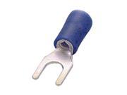 Blue 16 14 AWG No. 8 Spade Terminals