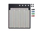 Solderless Breadboard Four Strips with Four Binding Posts