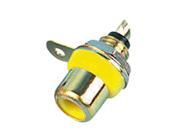 Yellow Gold Plated RCA Jack