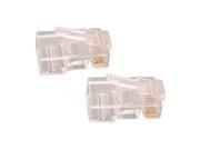 100 Pack Cat5E RJ45 Cable Connectors Stranded Cable