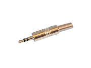3.5mm Stereo Gold Plated Jack Plug