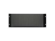 4U Black Vented Rack Panel