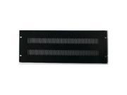 4U Black Vented Rack Panel