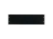 3U Black Rack Panel