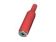 Red Nickel Plated 3.5mm In Line Audio Jacks Plastic