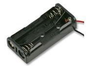 BATTERY HOLDER 2XAAA SNAP SXS 150MM LEAD