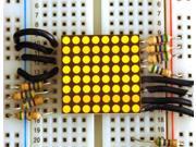 Mini 8x8 Yellow LED Matrix