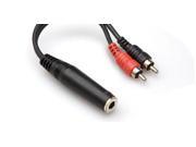 Stereo Y Cable 1 4 TRSF To Dual RCA