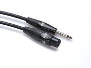 5FT Hosa Pro Microphone Cable; XLR3 Female to ÷ TS Male