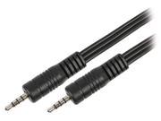6Ft 3.5mm 4 Pole Av Cable M To M Nickle