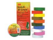 Scotch 35 Color Coding Tape 3 4 in. x 66 ft. Green