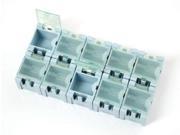 Mini SMD Component Storage Modular Snap Boxes 10 Blue Boxes
