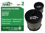 ZVac Eureka DCF21 Washable Filter 68931 2 Pack