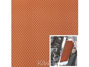Motorcycle Orange Universal 20x33cm Aluminum Diamond Mesh Grill Fairing insert