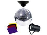American DJ MB8COMBO Mirror Ball COMBO Pack Mirror Ball Package