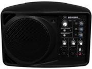 Mackie SRM 150 5In Compact Active Pa System Black Powered Full Range Speaker
