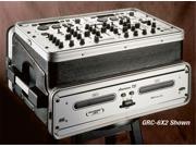 Gator GRC8X2 Slant Top Rack Console 8 Top 2 Bottom Top Mixer Combo Rack