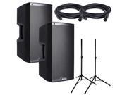Alto TS212 Powered Speaker Bundle w Stands Cables