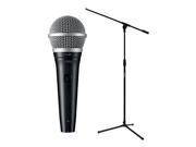 Shure PGA48 XLR DynaMic Vocal Microphone with Stand