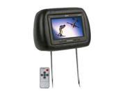 Absolute COM710IR 7.5 Inch TFT LCD Monitor Loaded in Black Leather Headrest with Built in IR Transmitter