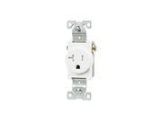 Cooper Wiring Devices TR1877W BXSP Tamper Resistant Single Receptacle White