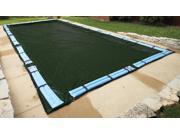 Winter Pool Cover Inground 18X36 Rectangle Arctic Armor 12Yr Warranty w Tubes