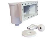 Swimming Pool Complete Thru Wall Wide Mouth Skimmer Kit