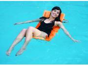 Orange Flip Float Water Lounge for Swimming Pool