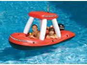 Fire Boat Inflatable with Built in Water Pistol for Swimming Pool